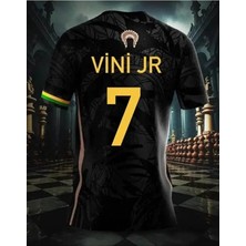Ozsports Brezilya Siyah Vini Jr Özel Konsept Forması (Jersey)