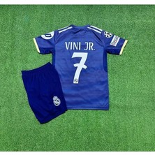 Ozsports Real Madrid 2025/26 Yeni Sezon Şampiyonlar Ligi Vini Jr Alternatif Çocuk Forması