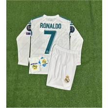 Ozsports Real Madrid 2017/18 Kiev Şampiyonlar Ligi Finali Cristiano Ronaldo Çocuk Forması 2'li Set