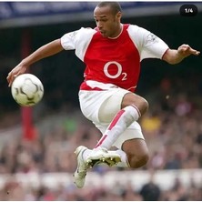 Ozsports Arsenal 2002 Sezonu Thierry Henry Özel Nostalji Forması (Red)