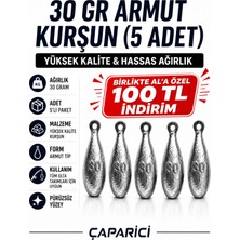 Çaparici 30 gr Armut Dip Kurşunu 5 Adet Nazar Için Kurşun Kolay Eriyen Kurşun