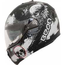 Beon B700 Güneş Gözlüklü Çene Açılır Kask Kuru Kafa Medıum