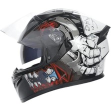 Rhkc 316 Full Face Motosiklet Kaskı Kuru Kafa Xlarge
