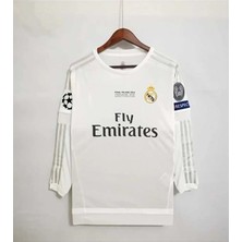 Ozsports R.madridd 2016 Şampiyonlar Ligi Finali Cristiano Ronaldo Nostalji Forması (White)