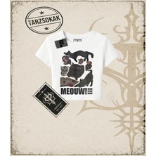 Tarzsokak Gotik & Grunge Streetwear Meouw Meouw Meouw Baby Tee