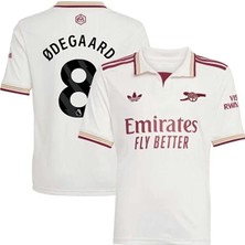 Ozsports Arsenal 2025/26 Yeni Sezon Martin Ødegaard Deplasman Forması (Beyaz)