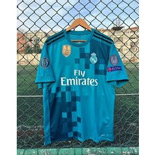 Ozsports Real Madrid 2017/18 Sezonu Sergio Ramos Deplasman Forması (Turkuaz)