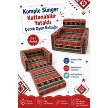 Lensa Home Çocuk Koltuğu - (0-4 Yaş) - Komple Sünger - Siyah Kilim Desen