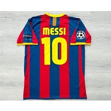 Ozsports Lionel Messi 2010-11 Sezonu Barcelona Nostalji Yetişkin Forması ÖZEL543534534