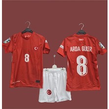 Ozsports A Milli Takım Iç Saha Kırmızı Arda Güler Çocuk Forması 4lü Set
