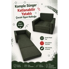 Lensa Home Çocuk Koltuğu - (0-4 Yaş) - Komple Sünger - Koyu Yeşil