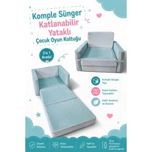 Lensa Home Çocuk Koltuğu - (0-4 Yaş) - Komple Sünger - Buz Mavisi