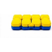 Tekno Craft Sarı Lacivert Taraftar Infinity Cube - Sonsuz Küp & Stres Küpü