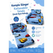 Lensa Home Çocuk Koltuğu - (0-4 Yaş) - Komple Sünger - Mavi Araba