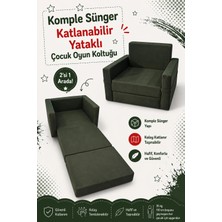 Lensa Home Çocuk Koltuğu - (0-4 Yaş) - Komple Sünger - Koyu Yeşil