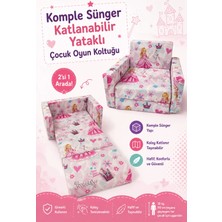 Lensa Home Çocuk Koltuğu - (0-4 Yaş) - Komple Sünger - Prenses Desen