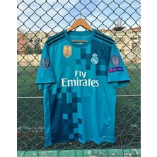 Ozsports Real Madrid 2017/18 Sezonu Sergio Ramos Deplasman Forması (Turkuaz)