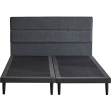 Niron Yatak Niron Slim Baza ve Başlık Seti Çift Kişilik 150x200 cm