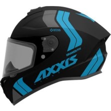 Axxis Kapalı Kask Draken Slıde Mat Fluor Mavi Xlarge