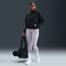 Nike One Therma-Fıt Yarım Fermuarlı Oversize Kadın Polar Sweatshirt | IO0182