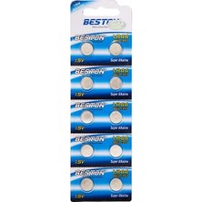 Mabelme Beston Alkalin AG13/357 LR44 Düğme Pil (10'lu Paket)  BST-LR44
