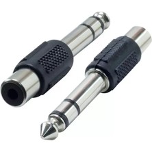 Mabelme 6,3 mm Stereo Erkek - 1 Tos Dişi Jack