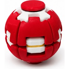 Tekno Craft Bas, Dönsün, Rahatla! Stress Oyuncağı (Kırmızı Beyaz) - Spinner Ball