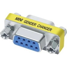 Mabelme Powermaster PM-6861 Db9 RS232 Dişi-Dişi (F2F) 9 Pin Çevirici Ara Adaptör