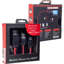 Mabelme Powermaster Micro USB S3-S4 Hdmı Tv Bağlantı Kablosu Mhl Kit