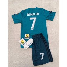 Candy Cup Reall Madridd Ş.ligi 2017-18 Sezon Cristiano Ronaldo Çocuk Forması 2 Li Set