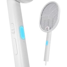 Mabelme Asonic AS-A26 1200MAH 3000V Çıkış Uv Işıklı Şarjli Katlanabilir Askılı Raket Sinek Öldürücü