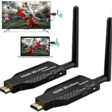 Mabelme Powermaster PM-19864 5.8g Kablosuz Hdmı Görüntü Aktarıcı 50 Metre Wireless Uzatıcı