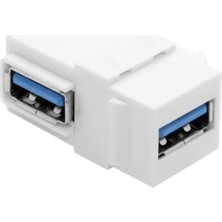 Mabelme Powermaster PM-25355 USB 3.0 90 Derece Dişi-Dişi Konnektör