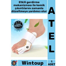 Wintoup #atel Ortopedik Gece Gündüz Uyumlu Yumuşak Dokulu Kemik Düzeltici Şık Aparat Ayak Baş Parmak Ateli