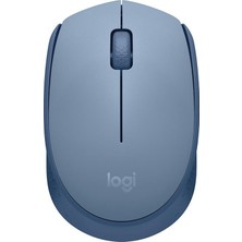 Logıtech 910-006866, M171 Bluegrey, USB Nano 2,4g Kablosuz, 1000DPI, Optik, 3 Tuşlu, 12AY Pil Ömrü, Mouse