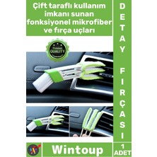 Wintoup #fırça Oto Fan Mazgalı Temizleyici Yumuşak Kıl Mikrofiber Başlık Araç Klima Detay Temizleme Fırçası
