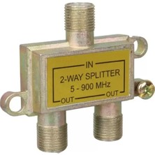 Mag S21-02 1/2 Yollu Kablo Tv Sinyal Ayırıcı Splitter - 5-1000 Mhz Frekans Bölücü Çoklayıcı