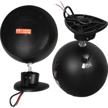Magicvoice Mv-13 7.5 cm 20 Watt Komütatörlü Hat Trafolu Siyah Sütun Sarkık Hoparlör (2'li Takım)