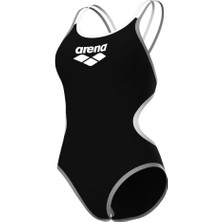 St. Morritz W Arena One Double Cross Black One Pıece Black Whıte Sılver