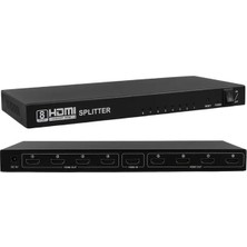 Powermaster PM-14218 1 Giriş 8 Çıkış Port 1080P Fhd Hdmı Dağıtıcı Splitter (8'li Çoklayıcı)