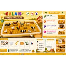 Calais Keşif Serisi – Montessori Duyusal Oyun Seti - Çiftlik Hayvanları