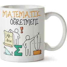 St. Morritz Matematik Öğretmeni Porselen Kupa Bardak (6) Öğretmenler Gününe Özel Kupa