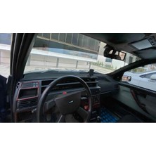 St. Morritz Dijital Göstergeli Fiat Tempra / Tipo Modellerine Uygun Torpido Koruma Halısı Siyah Kenar Renk Siyah
