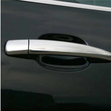 St. Morritz Peugeot 407 2004-2010 Model Arası Krom Kapı Kolu 4 Kapı 8 Parça Paslanmaz Çelik
