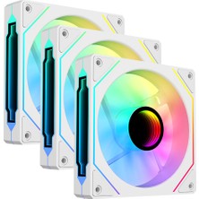 Mabelme Vento VF1204FIW, 120MM, Argb, Kasa Fanı,  3-Lü Paket, Beyaz