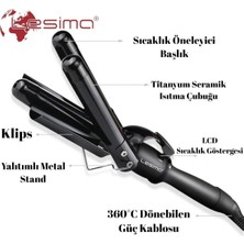 St. Morritz Saç Maşası LS-208 Wag Model Professional Su Dalgası