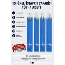 Çaparici 10 Iğneli Istavrit Çaparisi Tüy(4 Adet) 10 Numara Iğne