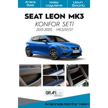 St. Morritz Seat Leon Mk3 Konfor Seti-Iç Trim Kumaş Kadife Kaplama-Ses Izolasyon Amaçlı /2013-2020-MK3/5F/ST