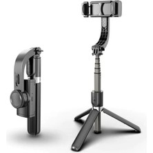 St. Morritz Bx Aksesuar L08 Gimbal 3 Eksenli Profesyonel Telefon ve Kamera Sabitleyici G01