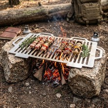 Kamp Ayısı® Staggrill Wire™ Bushcraft Paslanmaz Izgara Teli